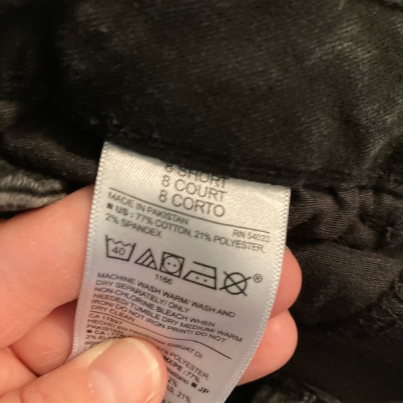 Old Navy Mid Rise Rockstar Jeans Black Wash Women’s Size 8 Short - Picture 2 of 4